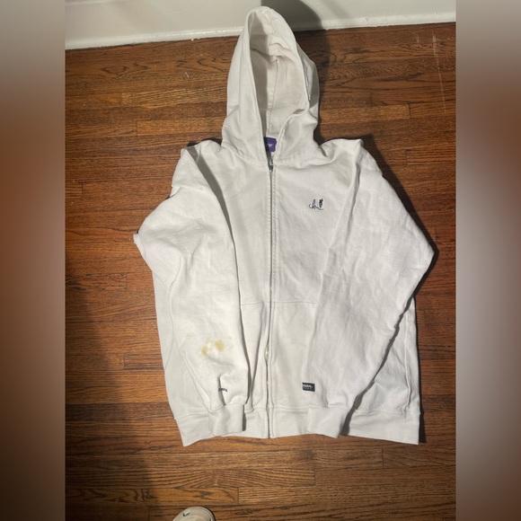 White Heavyweight Anwar Carrots Zip-up Jacket - Picture 2 of 9